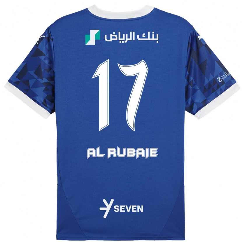 Danxen Donna Maglia Mohammed Al-Rubaie #17 Blu Scuro Bianco Kit Gara Home 2024/25 Maglietta