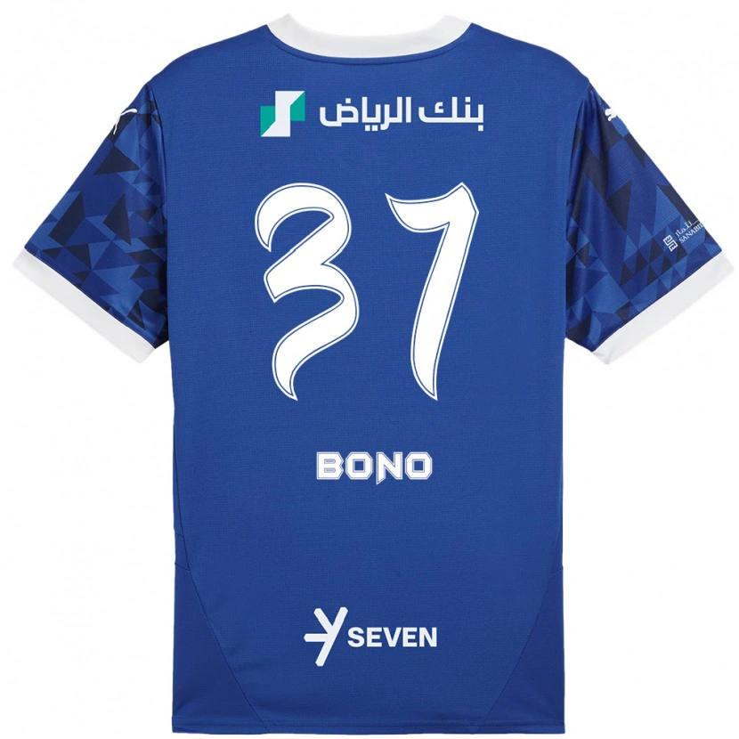 Danxen Donna Maglia Bono #37 Blu Scuro Bianco Kit Gara Home 2024/25 Maglietta