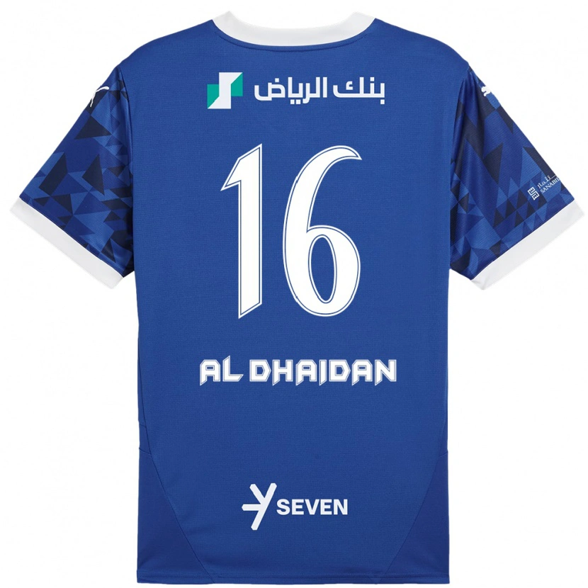 Danxen Donna Maglia Nadia Al-Dhaidan #16 Blu Scuro Bianco Kit Gara Home 2024/25 Maglietta