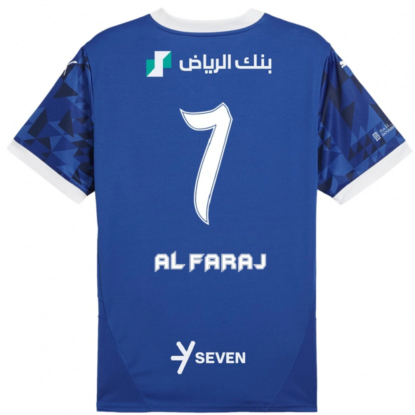 Danxen Donna Maglia Salman Al-Faraj #7 Blu Scuro Bianco Kit Gara Home 2024/25 Maglietta