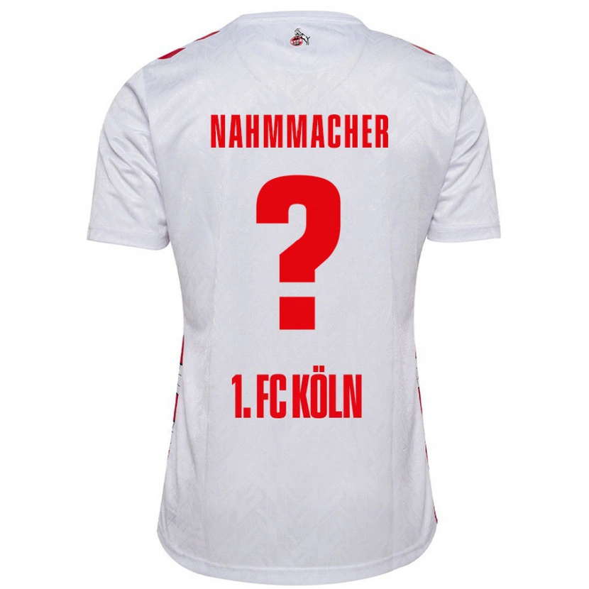 Danxen Donna Maglia Emil Nahmmacher #0 Bianco Rosso Kit Gara Home 2024/25 Maglietta