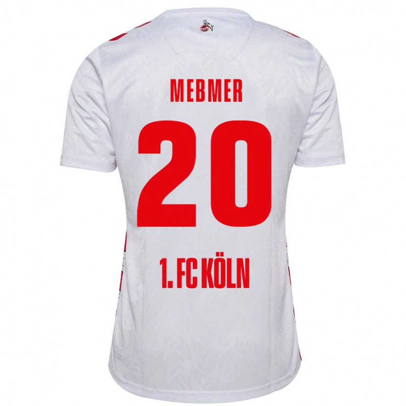 Danxen Donna Maglia Meike Meßmer #20 Bianco Rosso Kit Gara Home 2024/25 Maglietta