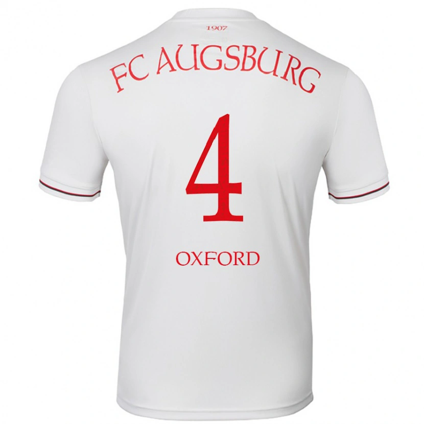Danxen Donna Maglia Reece Oxford #4 Bianco Kit Gara Home 2024/25 Maglietta