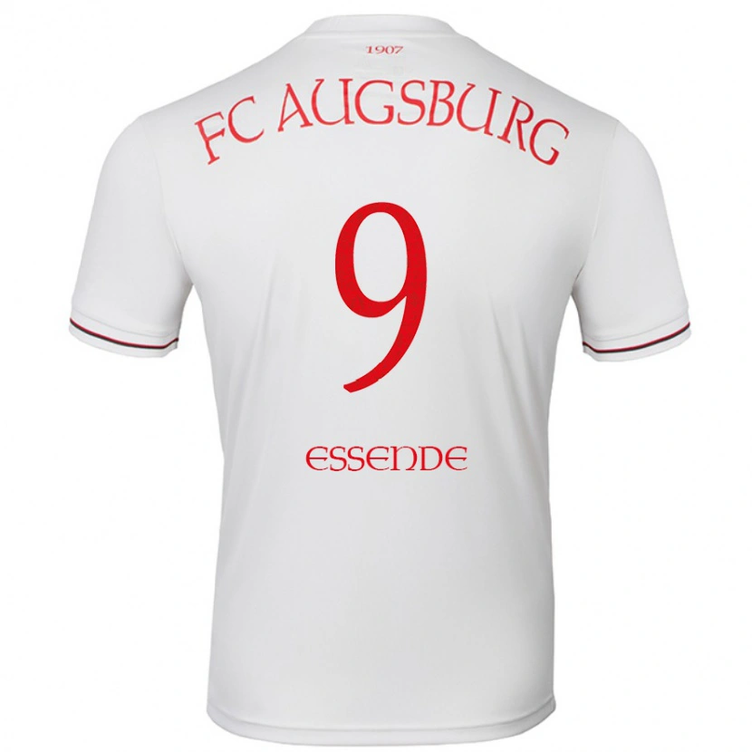 Danxen Donna Maglia Samuel Essende #9 Bianco Kit Gara Home 2024/25 Maglietta