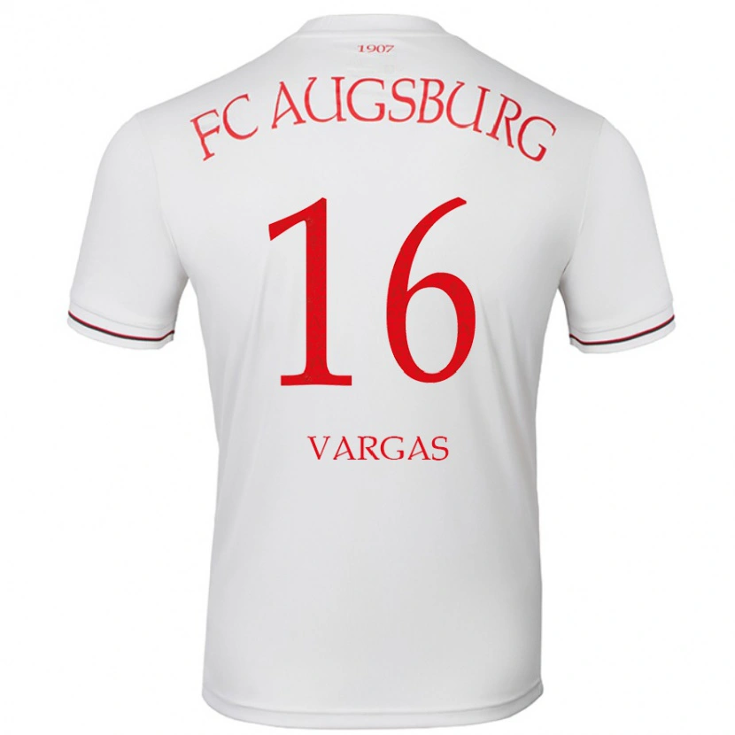 Danxen Donna Maglia Rubén Vargas #16 Bianco Kit Gara Home 2024/25 Maglietta