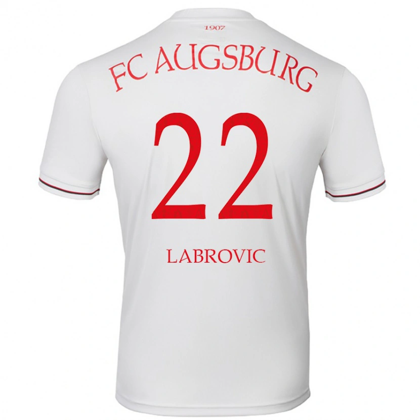 Danxen Donna Maglia Nediljko Labrovic #22 Bianco Kit Gara Home 2024/25 Maglietta