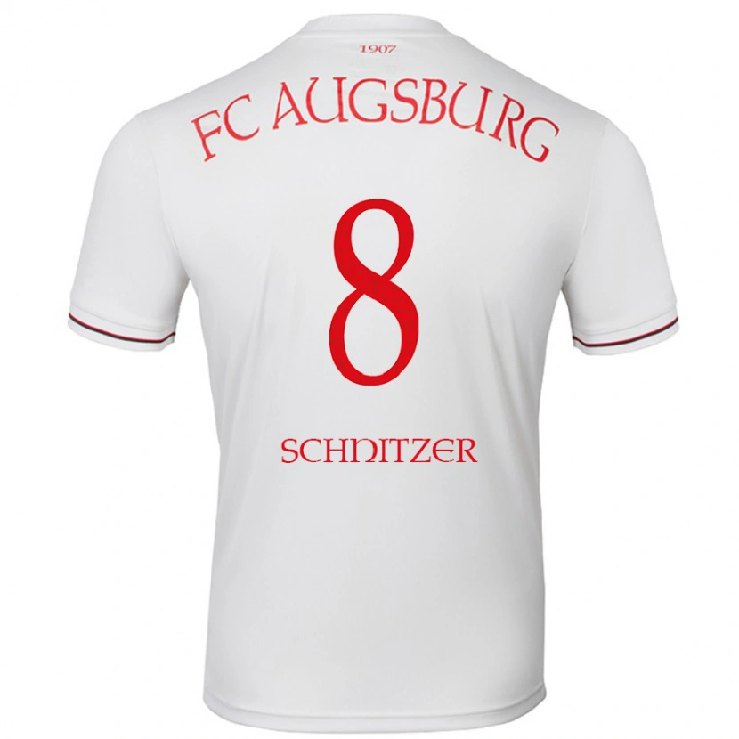 Danxen Donna Maglia Tim Schnitzer #8 Bianco Kit Gara Home 2024/25 Maglietta