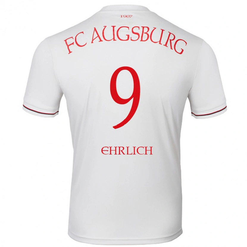 Danxen Donna Maglia Lucas Ehrlich #9 Bianco Kit Gara Home 2024/25 Maglietta