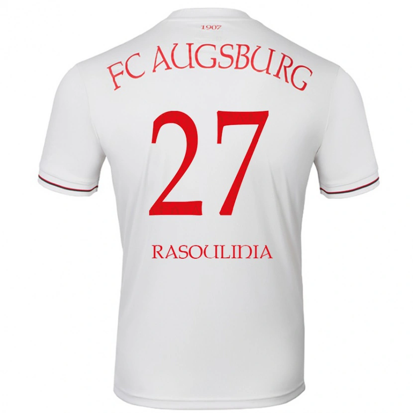 Danxen Donna Maglia Nick Rasoulinia #27 Bianco Kit Gara Home 2024/25 Maglietta