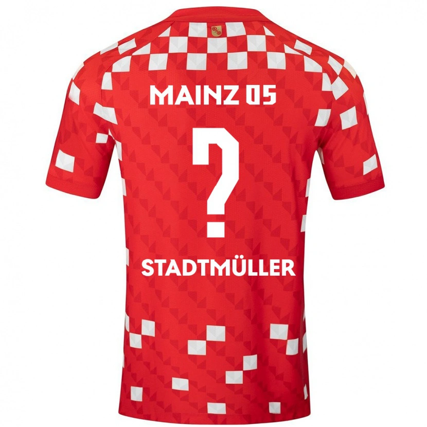 Danxen Donna Maglia Elias Stadtmüller #0 Bianco Rosso Kit Gara Home 2024/25 Maglietta