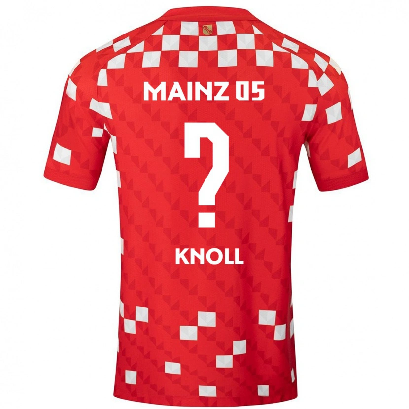 Danxen Donna Maglia Max Knoll #0 Bianco Rosso Kit Gara Home 2024/25 Maglietta
