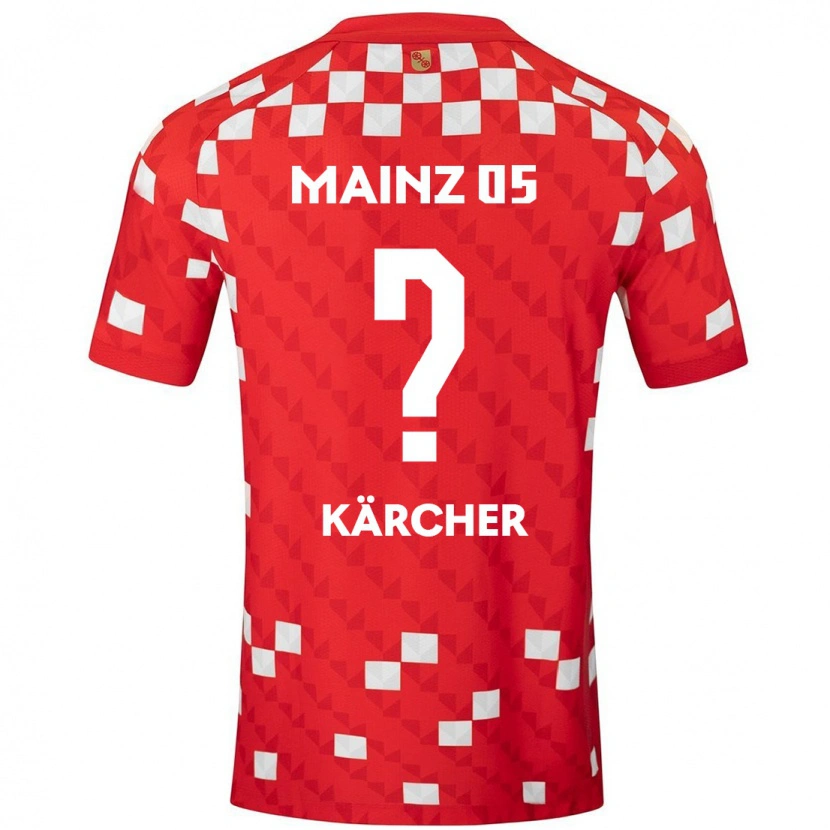 Danxen Donna Maglia Bent Kärcher #0 Bianco Rosso Kit Gara Home 2024/25 Maglietta