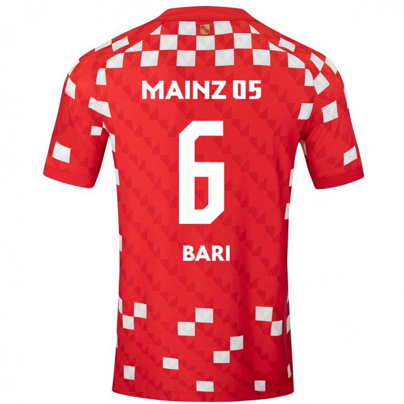 Danxen Donna Maglia Lorena Bari #6 Bianco Rosso Kit Gara Home 2024/25 Maglietta