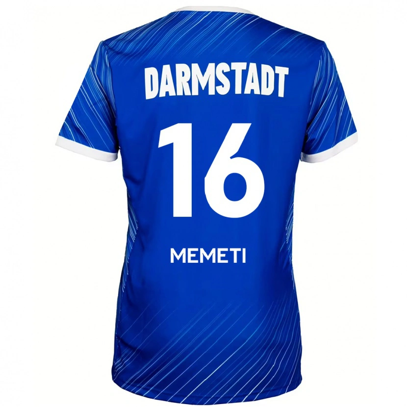 Danxen Donna Maglia Dilon Memeti #16 Blu Bianco Kit Gara Home 2024/25 Maglietta
