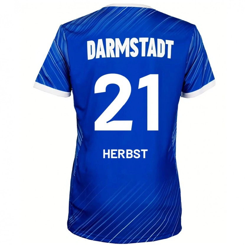 Danxen Donna Maglia Milian Herbst #21 Blu Bianco Kit Gara Home 2024/25 Maglietta