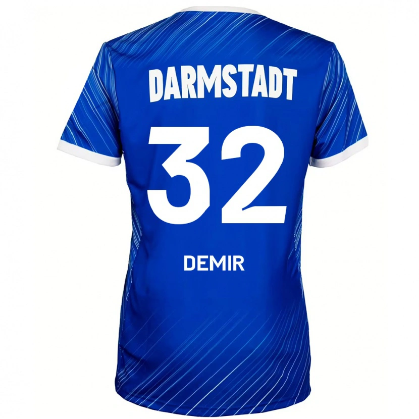 Danxen Donna Maglia Lean Demir #32 Blu Bianco Kit Gara Home 2024/25 Maglietta