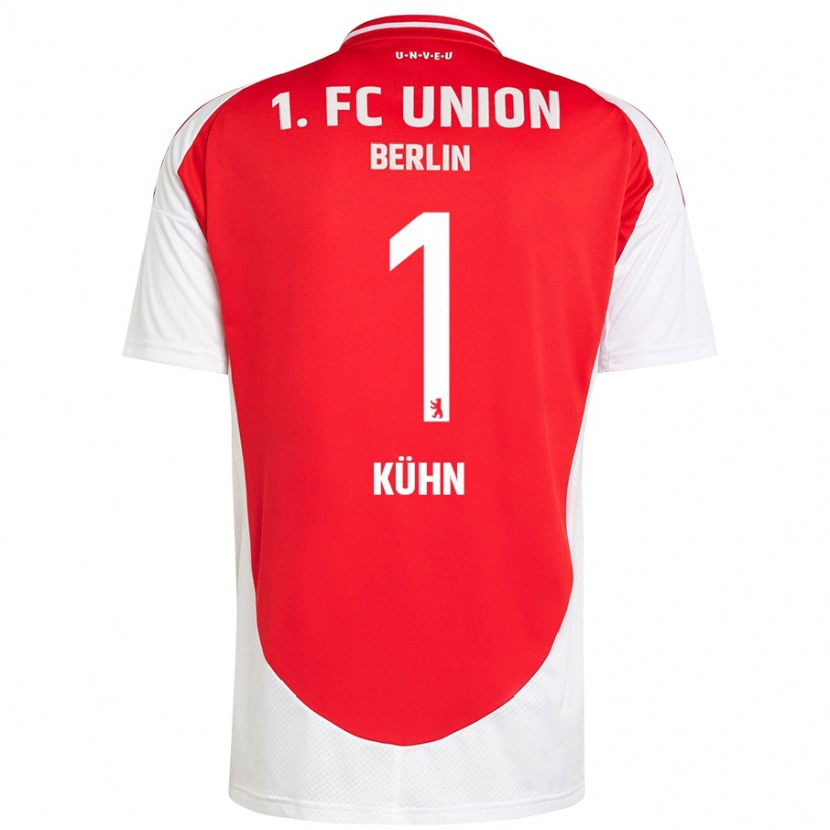 Danxen Donna Maglia Samuel Kühn #1 Rosso Bianco Kit Gara Home 2024/25 Maglietta