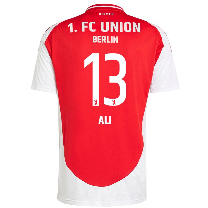 Danxen Donna Maglia Suheib-Elias Ali #13 Rosso Bianco Kit Gara Home 2024/25 Maglietta