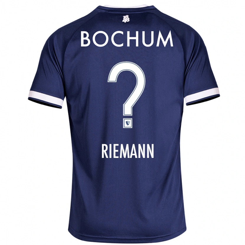 Danxen Donna Maglia Manuel Riemann #0 Blu Scuro Kit Gara Home 2024/25 Maglietta