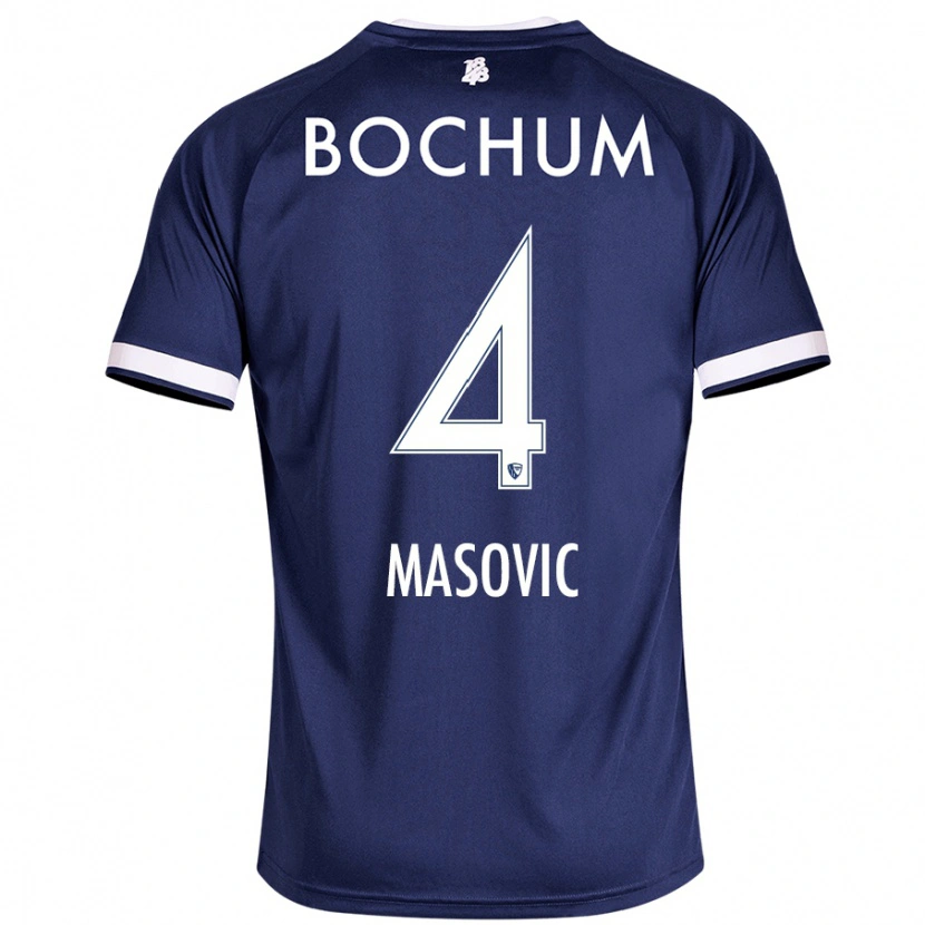Danxen Donna Maglia Erhan Masovic #4 Blu Scuro Kit Gara Home 2024/25 Maglietta