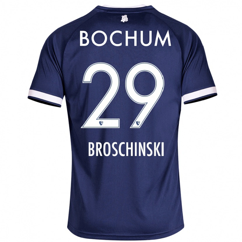 Danxen Donna Maglia Moritz Broschinski #29 Blu Scuro Kit Gara Home 2024/25 Maglietta