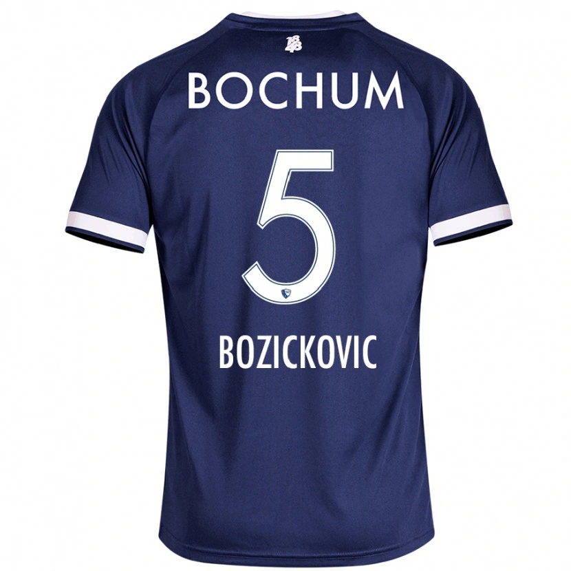 Danxen Donna Maglia Niko Bozickovic #5 Blu Scuro Kit Gara Home 2024/25 Maglietta