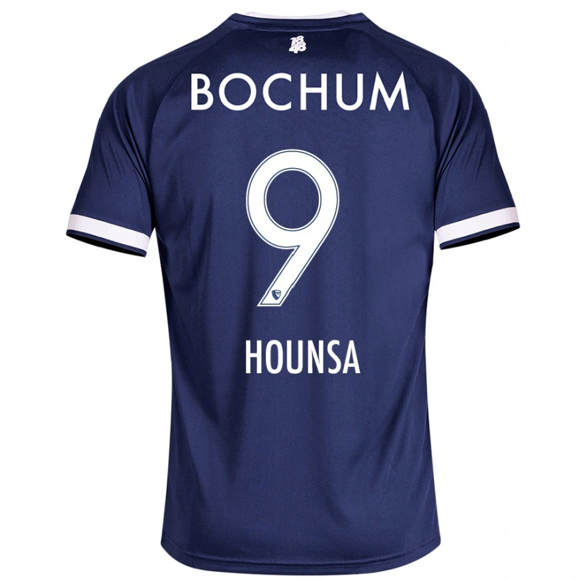 Danxen Donna Maglia Eligius Hounsa #9 Blu Scuro Kit Gara Home 2024/25 Maglietta