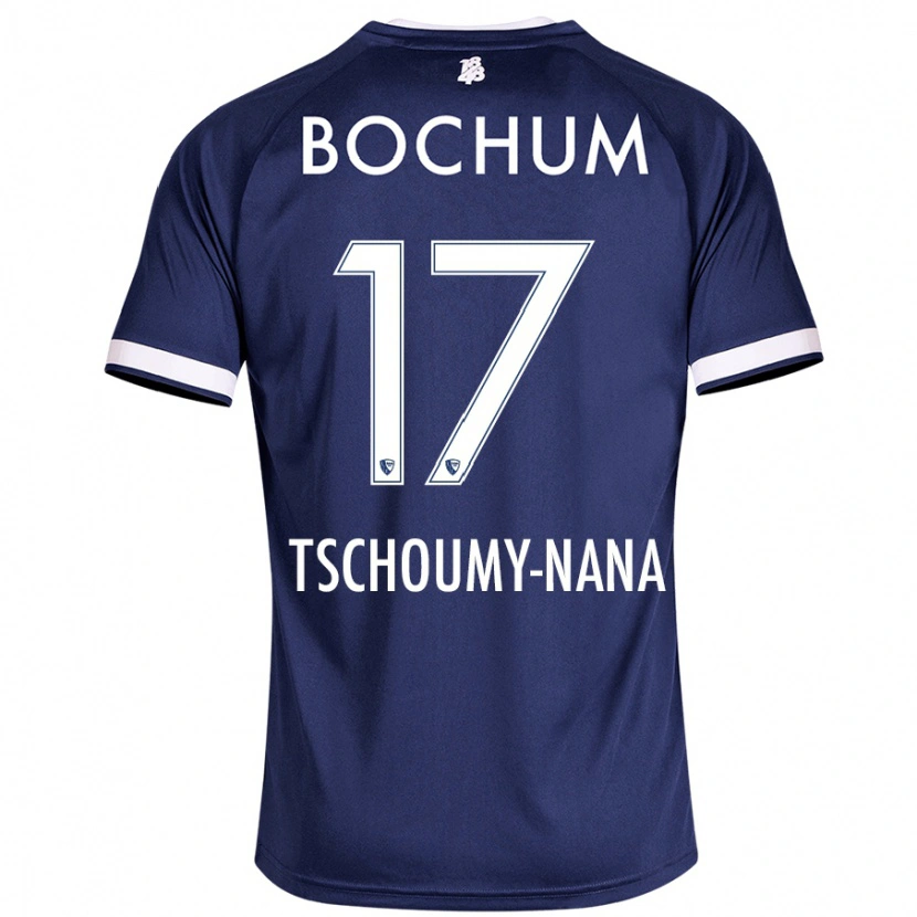 Danxen Donna Maglia Daryl Tschoumy-Nana #17 Blu Scuro Kit Gara Home 2024/25 Maglietta