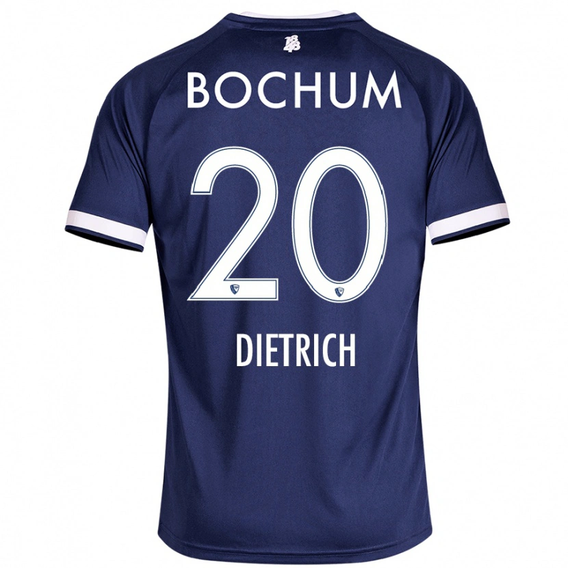 Danxen Donna Maglia Sam Dietrich #20 Blu Scuro Kit Gara Home 2024/25 Maglietta