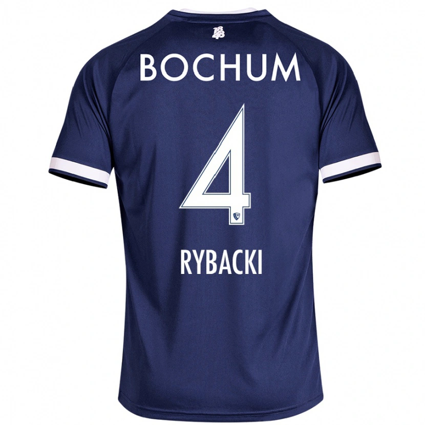 Danxen Donna Maglia Pia Rybacki #4 Blu Scuro Kit Gara Home 2024/25 Maglietta