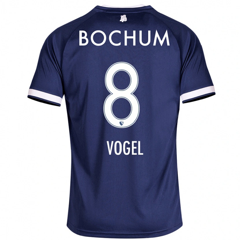 Danxen Donna Maglia Ann-Sophie Vogel #8 Blu Scuro Kit Gara Home 2024/25 Maglietta