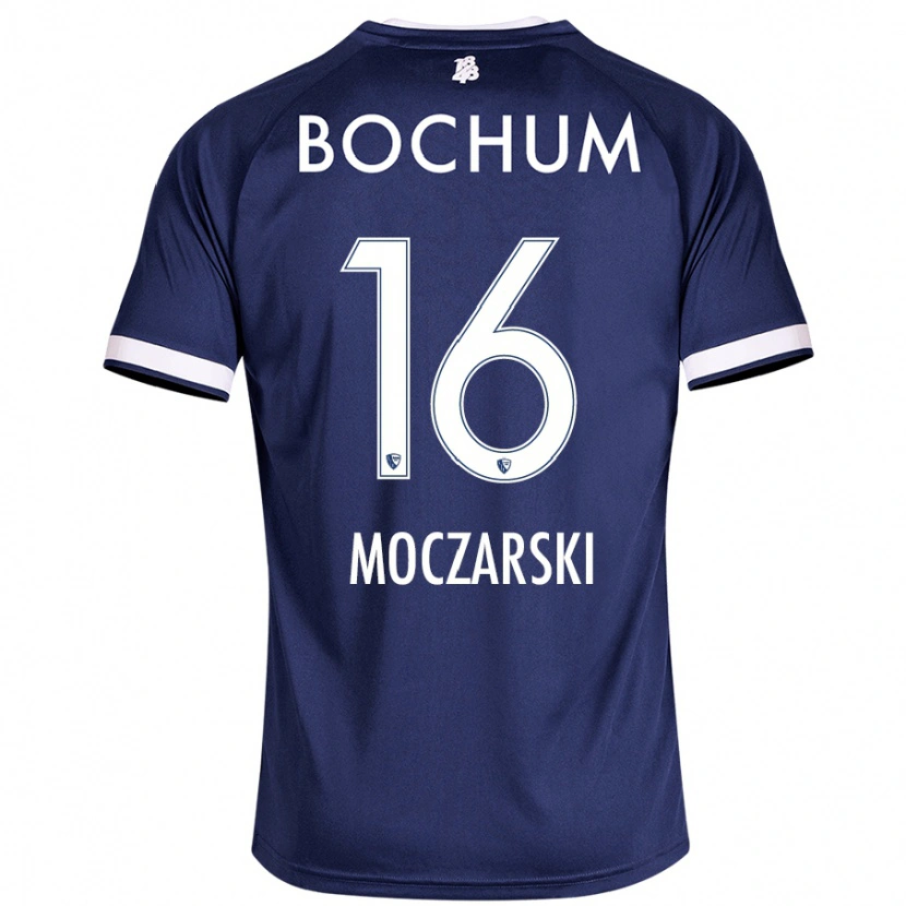 Danxen Donna Maglia Anna Moczarski #16 Blu Scuro Kit Gara Home 2024/25 Maglietta