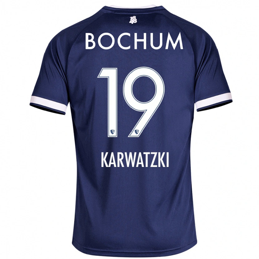 Danxen Donna Maglia Lucy Karwatzki #19 Blu Scuro Kit Gara Home 2024/25 Maglietta