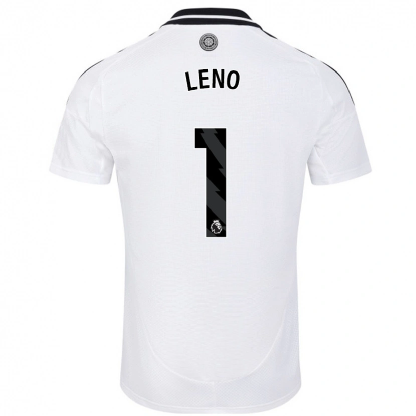 Danxen Donna Maglia Bernd Leno #1 Bianco Kit Gara Home 2024/25 Maglietta