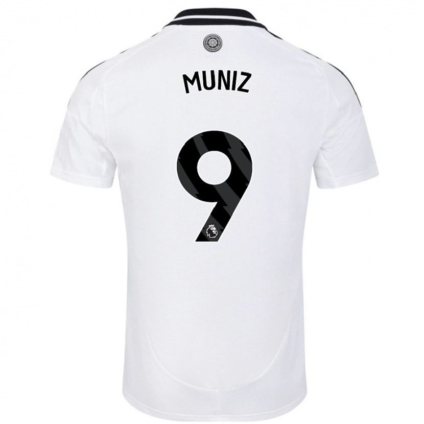 Danxen Donna Maglia Rodrigo Muniz #9 Bianco Kit Gara Home 2024/25 Maglietta