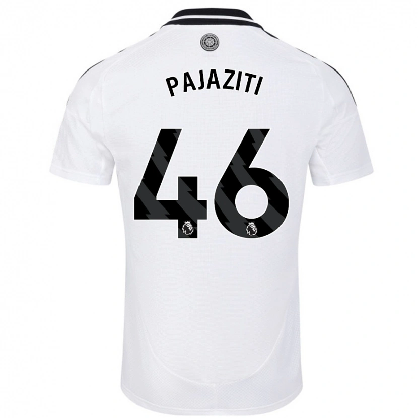 Danxen Donna Maglia Adrion Pajaziti #46 Bianco Kit Gara Home 2024/25 Maglietta