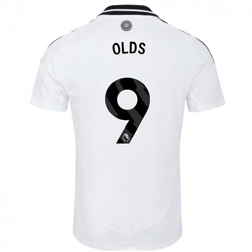 Danxen Donna Maglia Ellie Olds #9 Bianco Kit Gara Home 2024/25 Maglietta