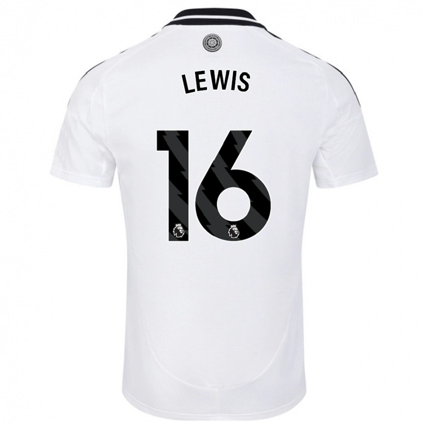 Danxen Donna Maglia Milla Lewis #16 Bianco Kit Gara Home 2024/25 Maglietta