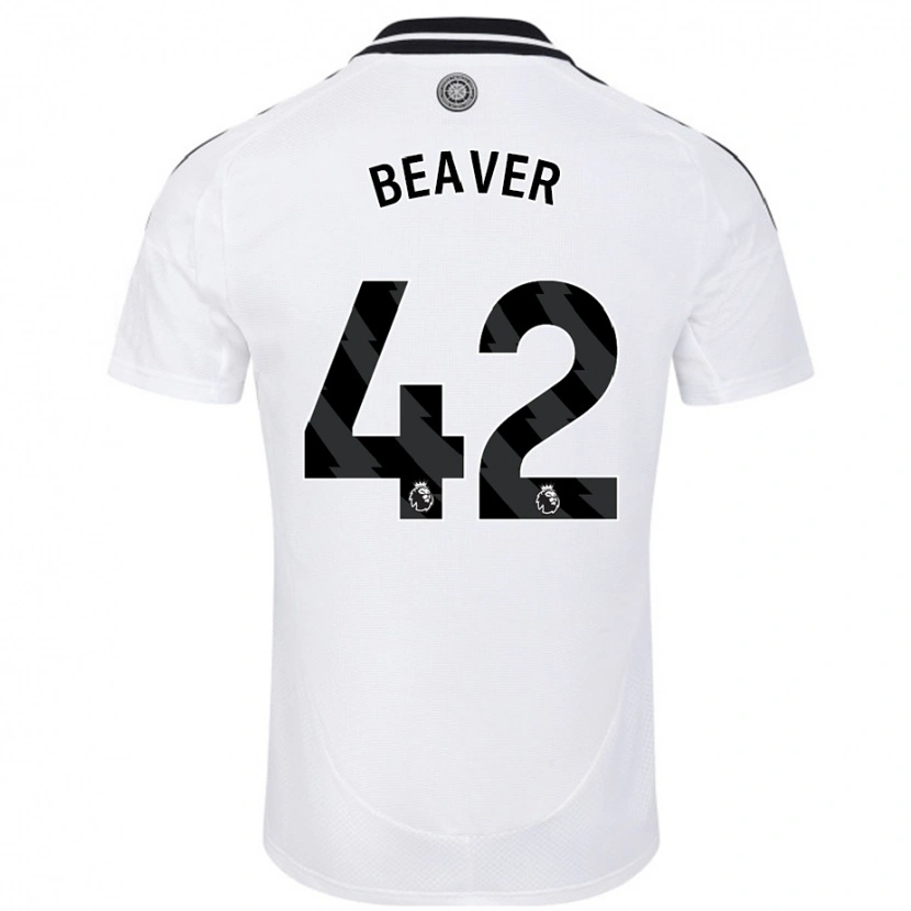 Danxen Donna Maglia Cat Beaver #42 Bianco Kit Gara Home 2024/25 Maglietta