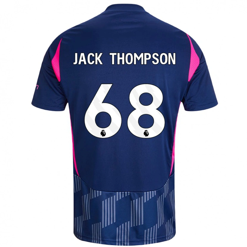Danxen Donna Maglia Jack Thompson #68 Blu Royal Rosa Kit Gara Away 2024/25 Maglietta