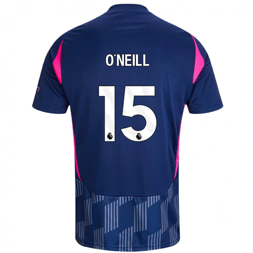 Danxen Donna Maglia Laura-Jayne O'neill #15 Blu Royal Rosa Kit Gara Away 2024/25 Maglietta