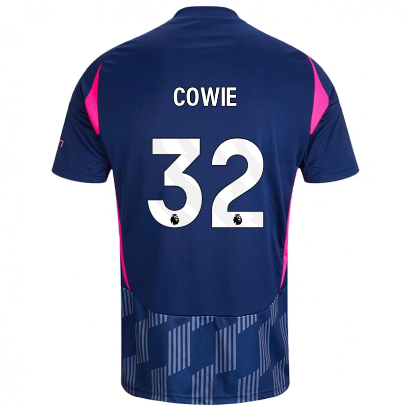 Danxen Donna Maglia Abi Cowie #32 Blu Royal Rosa Kit Gara Away 2024/25 Maglietta