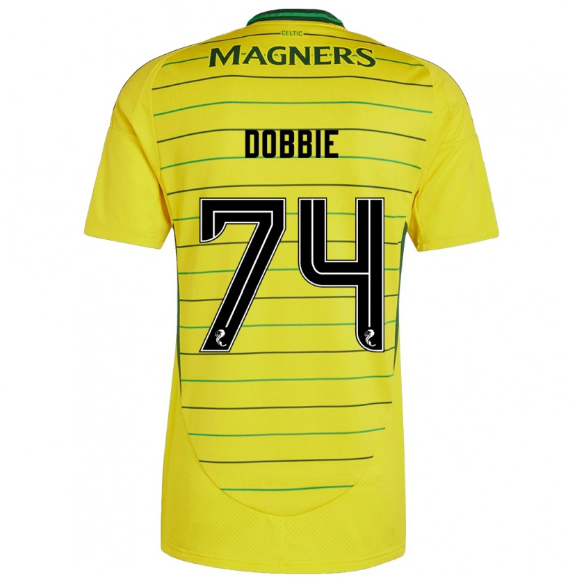 Danxen Donna Maglia Lewis Dobbie #74 Giallo Kit Gara Away 2024/25 Maglietta
