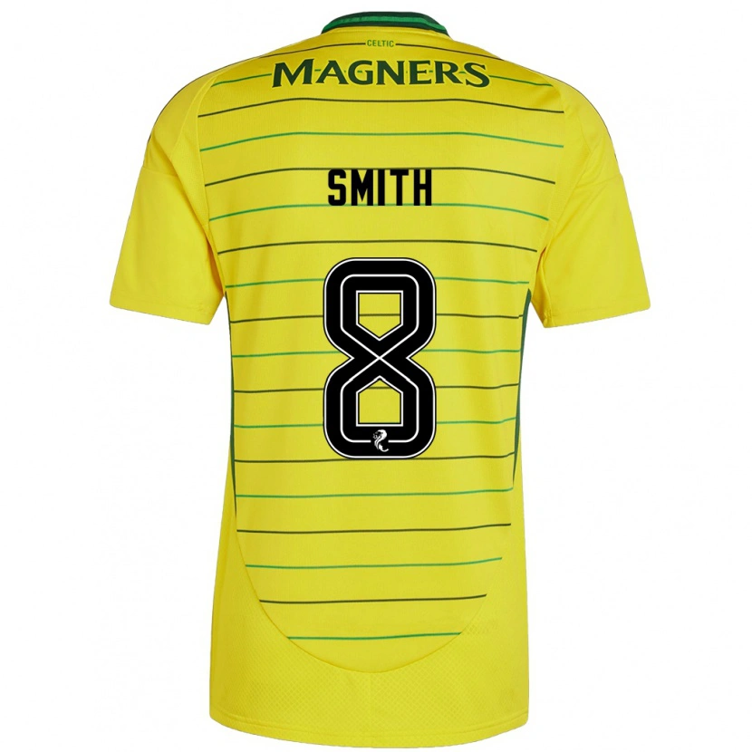 Danxen Donna Maglia Jenny Smith #8 Giallo Kit Gara Away 2024/25 Maglietta