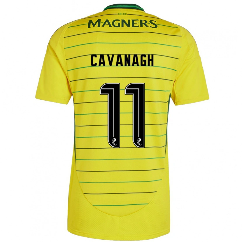 Danxen Donna Maglia Colette Cavanagh #11 Giallo Kit Gara Away 2024/25 Maglietta