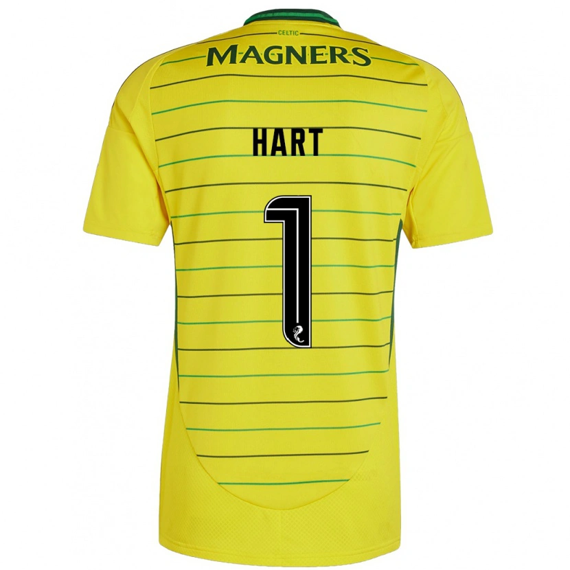 Danxen Donna Maglia Joe Hart #1 Giallo Kit Gara Away 2024/25 Maglietta