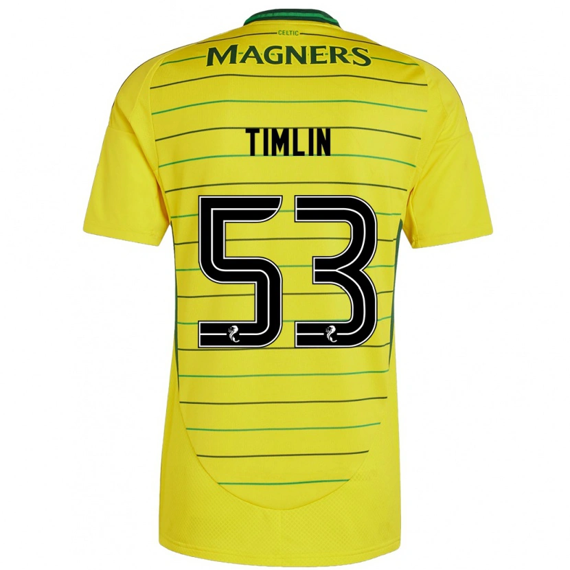 Danxen Donna Maglia Sophie Timlin #53 Giallo Kit Gara Away 2024/25 Maglietta