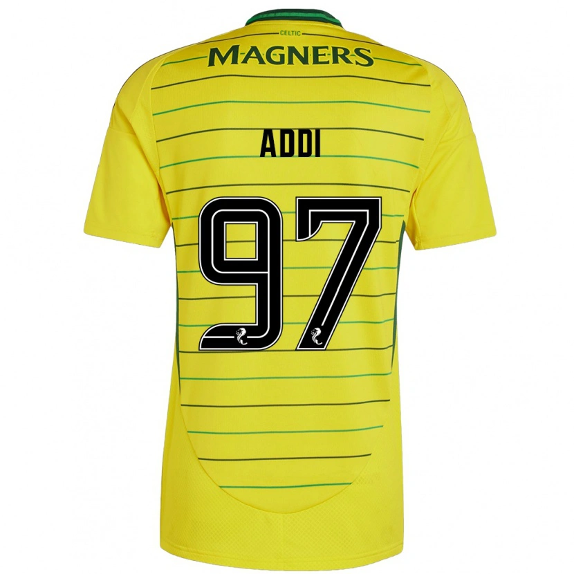 Danxen Donna Maglia Imane Addi #97 Giallo Kit Gara Away 2024/25 Maglietta