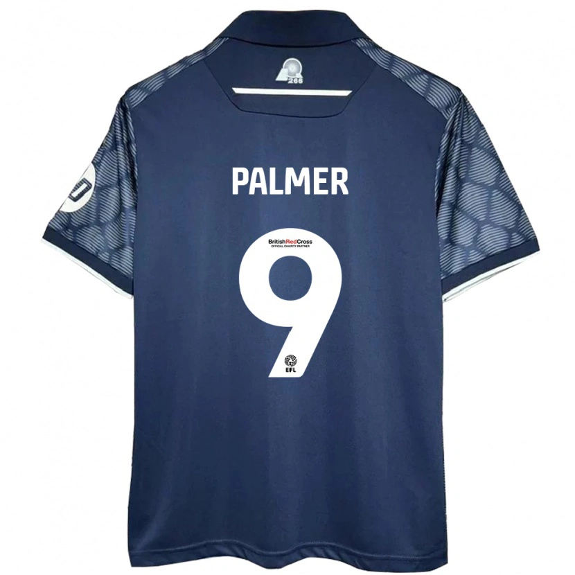 Danxen Donna Maglia Ollie Palmer #9 Nero Kit Gara Away 2024/25 Maglietta