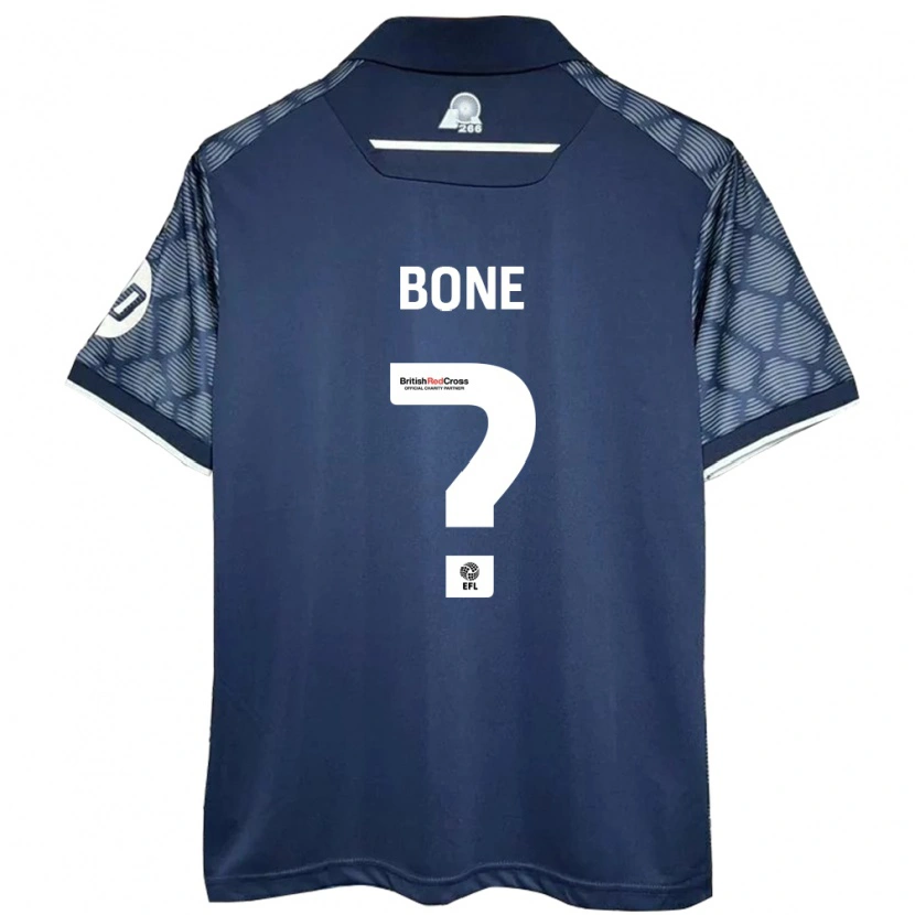 Danxen Donna Maglia Kai Bone #0 Nero Kit Gara Away 2024/25 Maglietta